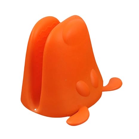 C2K Cute Oven Mitts Silicone Glove Nonslip Barbecue Grill Gloves for Kids,Safe Handling of Pots and Pans - Cooking & Baking Non-Slip