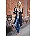 YANG-YI Women Loose Sweater Long Sleeve Knitted Cardigan Outwear Jacket Coat (M, Black)