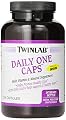 Twinlab Daily One Multi-Vitamin and Multi-Minerals Capsules without Iron, 216 Count