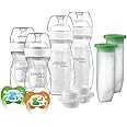 Playtex Baby Nurser Newborn Baby Bottles Gift Set – Closer to Breastfeeding with Drop-Ins Liners, Binky Pacifiers & Baby Essentials
