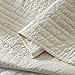 Calla Angel Saint Ivory Luxury Pure Cotton Quilt, King, Ivory