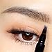 Microblading Eyebrow Pen, Sweat-proof Long-lasting Waterproof Eyebrow Pen for Eyes Makeup (01 Chestnut)