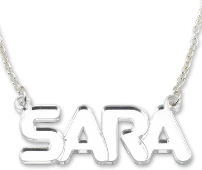 Personalised Acrylic Necklace Flash 