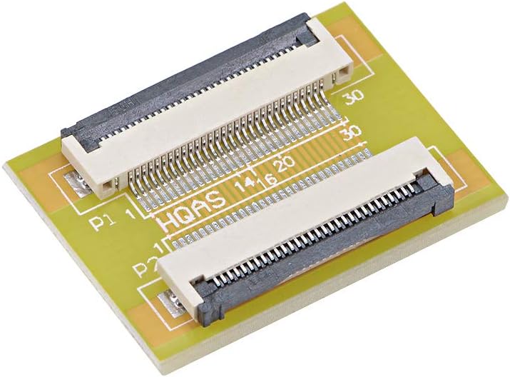 sourcing map 0.5mm Pitch 30 Pin to 30 Pin Extension Connector Aapter for FFC FPC Cable Extend ZIP HDD