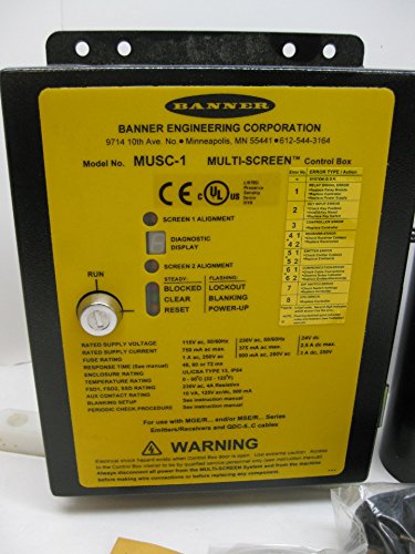 Banner Engineering Musc 1 Multi Screen Light Curtain Control Box