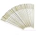 Amersumer 200PCS 7 Inch Bamboo Picks Paddle Skewers BBQ Picks