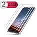 [2-Pack] CTREEY Galaxy S8 Plus Screen Protector, Tempered Glass Screen Protector Anti-Scratch Bubble-Free High Definition Ultra Clear for Samsung Galaxy S8 Plus (Clear)