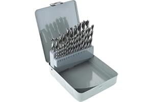 Steelex D1034 Deluxe Brad Point Bit Set, 25-Piece