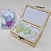 Jade Egg Shop Ideal Yoni Jade Eggs Set – Xiyuan Jade Yoni Love Eggs 3 Pieces with Wooden Gift Box - Yoni Egg Enhance Sensuality & Strengthen Pelvic Floor – Natural Drilled Jade Eggs for Women Yoni