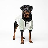 Spark Paws Dog Hoodie – Premium Dog Sweater for Small, Medium, and Large Dogs | Warm Outfits for French Bulldogs, Pitbull, Puppy, Winter Jacket Alternative - Olive Cream - 5XL