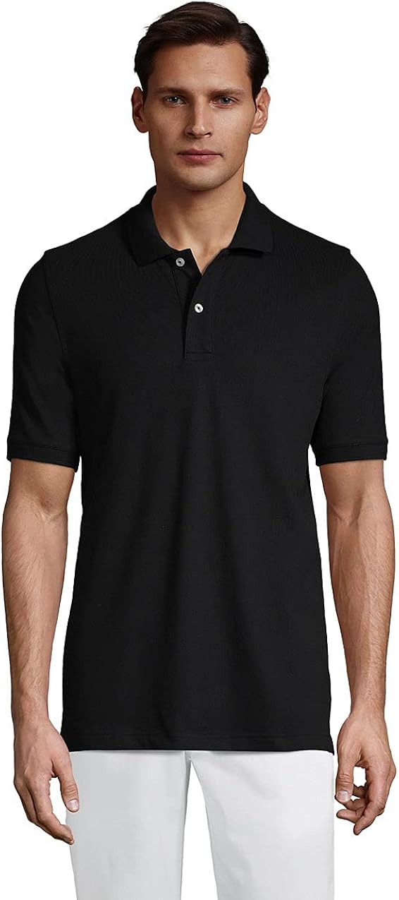 Lands' End Men's Short Sleeve ComfortFirst Mesh Polo Shirt at Amazon