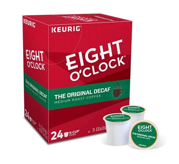 KEURIG COFFEE PODS K-CUPS 16 / 18 / 22 / 24 COUNT CAPSULES ALL FLAVORS (24 PODS EIGHT O’CLOCK – THE ORIGINAL DECAF)