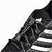 EcoCity No Tie Shoelaces - Elastic No Tie Shoe laces with Fastening Lock System for Mens, Womens & Kids Shoes, Boots (5 pairs black)
