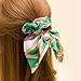Cieovo 6pcs Hair Scrunchies Chiffon Elastic Hair Bands Bowknot Pearls Hair Ties Elastic Hair Bands Hair Bow Chiffon Ponytail Holder for Women Rope Hair Accessories
