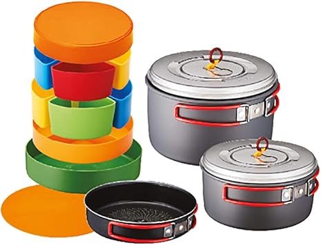 Amazon コベア Kovea コッフェル クッカーセット屋外屋内キャンプキャンプ鍋セットアルミ 並行輸入品 Kovea コベア コッへル クッカーセット