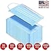 3 Ply Disposable Mask with Elastic Ear Loops - Mask 50 PCS - Soft & Comfortable Filter Safety Mask for Dust Protection - Protective