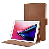 Spigen Stand Folio Designed for Apple iPad 9.7 Case (2017/2018) - Brown
