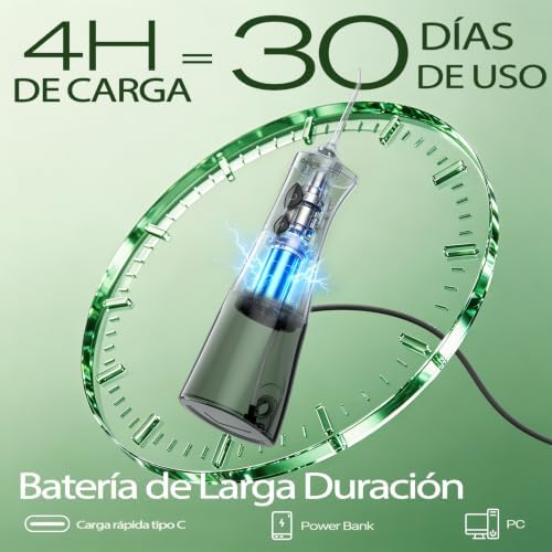 Irrigador Dental, 350 ML Irrigador Bucal con Autoajuste DIY — foto 5 de 7