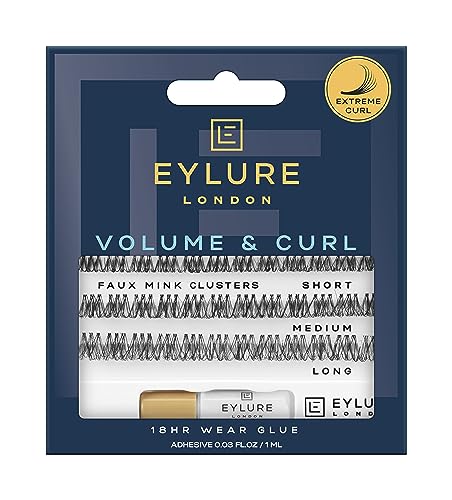 Eylure Extreme Curl Clusters, 1 count (Pack of 1) (packaging may vary)