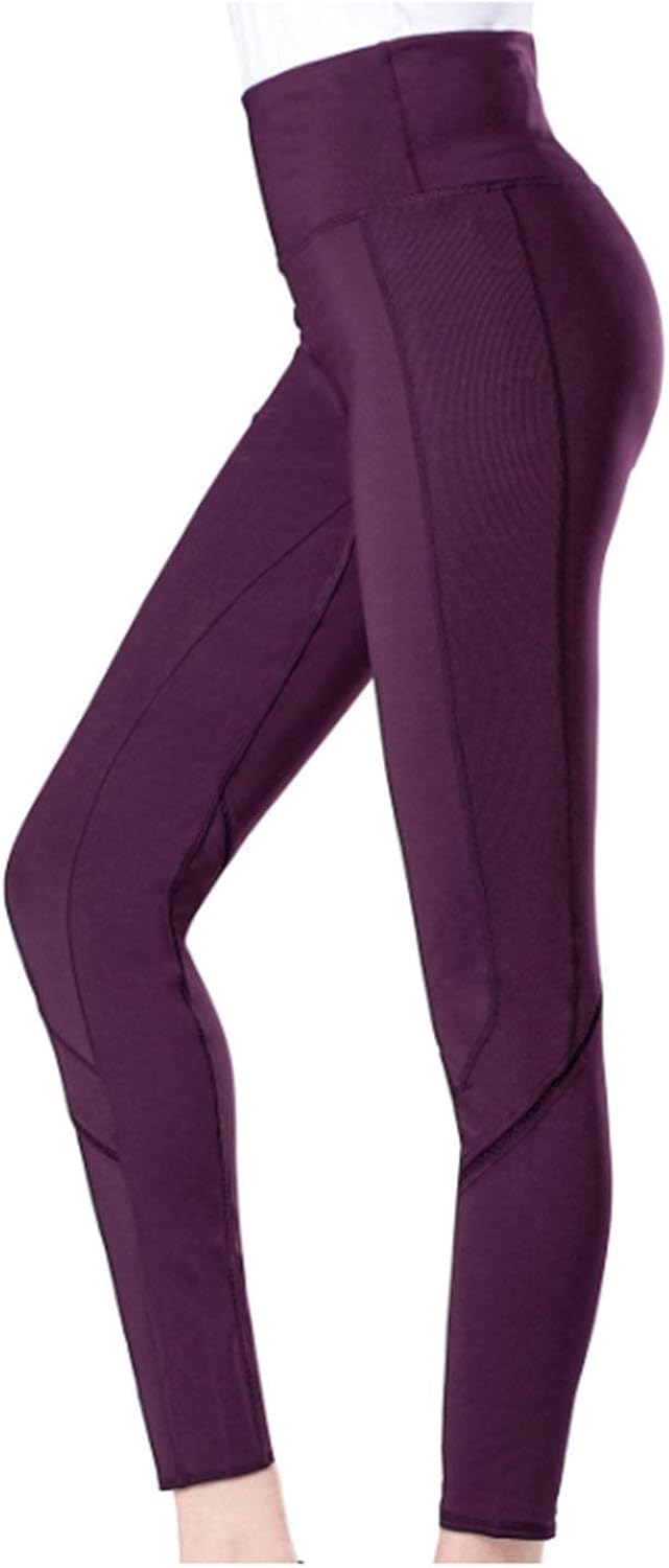 Tangerine Women's Active Rib Trim Legging (Plum, Medium) Amazon.ca