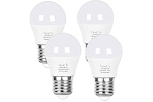 Vgogfly LED Bulb 3W 25 Watt Equivalent Light Bulbs Night Stand Table Lamp Warm White 2700K LED Energy Saving E26 Medium Screw Base for Home Light 4 Pack