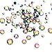 4500pcs Mixed 9 Colors Mixed Sizes Glass Rhinstones Flatback Hot Fix Stones 500pcs/color (Mixed Colors 1)