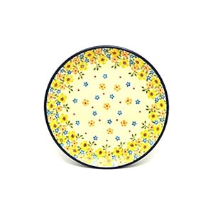 Polish Pottery Plate – Salad/Dessert (7 3/4″) – Buttercup
