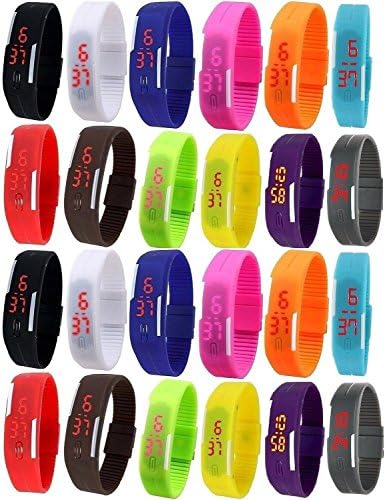 Jiada Kids Favorite Birthday Return Gift LED Bands (Set of 24)