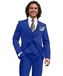Men's 3 Pieces Suit Set Slim Fit Suits for Men Big