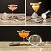A Bar Above Professional Cocktail Strainer Set, 3-Piece Bundle, Includes Hawthorne and Julep Strainer, Fine Mesh Strainer, Rust Proof, Stainless Steel, for Home and Professional Bartender