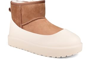 FLEX BOOT GUARD Compatible with UGG Boot, Waterproof Silicone Rubber Shoe Covers, Reusable Upgraded Overshoes, Non-Slip Washable for Women, Men (S (Women 7-9), Beige)