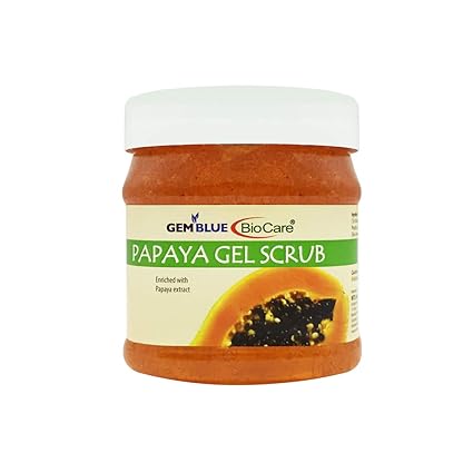 Gemblue Biocare Papaya Gel Scrub 500ml