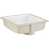 Signature Hardware 447964 Destin 16" Vitreous China Undermount Bathroom Sink - White