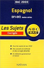 Espagnol LV1, LV2, toutes séries