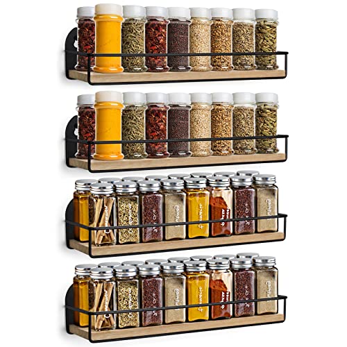 SPICE RACK Organizer Wall Mount 4 Pack TJ.MOREE | eBay