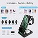 Wireless Charger Stand, KKUYI 3 in 1 Wireless Charging Station for AirPods Pro Apple Watch Charging Dock Wireless Charging Stand Compatible with iPhone 11/11 Pro/XR/Xs Max/X/8/8P, Galaxy Note10/S10/S9