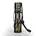 Super Bright LED Tactical Flashlight Zoomable Adjustable Focus 5 Modes Water Resistant Torch Light with Rechargeable 18650 Lithium Ion Battery and Charger for Camping Hiking Hunting Backpacking