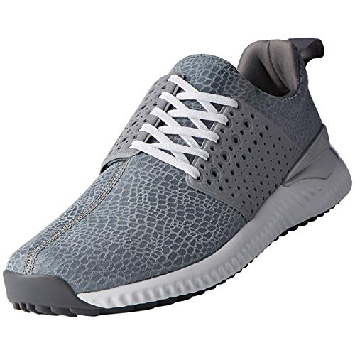 adidas Men's Adicross Bounce Golf Shoe, Grey/White, 14 M US