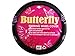 BDK SW-509-PP Universal Fit Purple Butterflies Design Comfort Grip Steering Wheel Cover for Car SUV Van & Truck - 15 Inch Standard Size, Butterfly Purple
