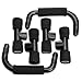 Readaeer Push up Pushup Bars Stands Handles Set for Men and Women Workout - Black
