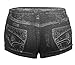Sexy Booty Denim Design Seamless Chic Hot Low Rise Short Shorts