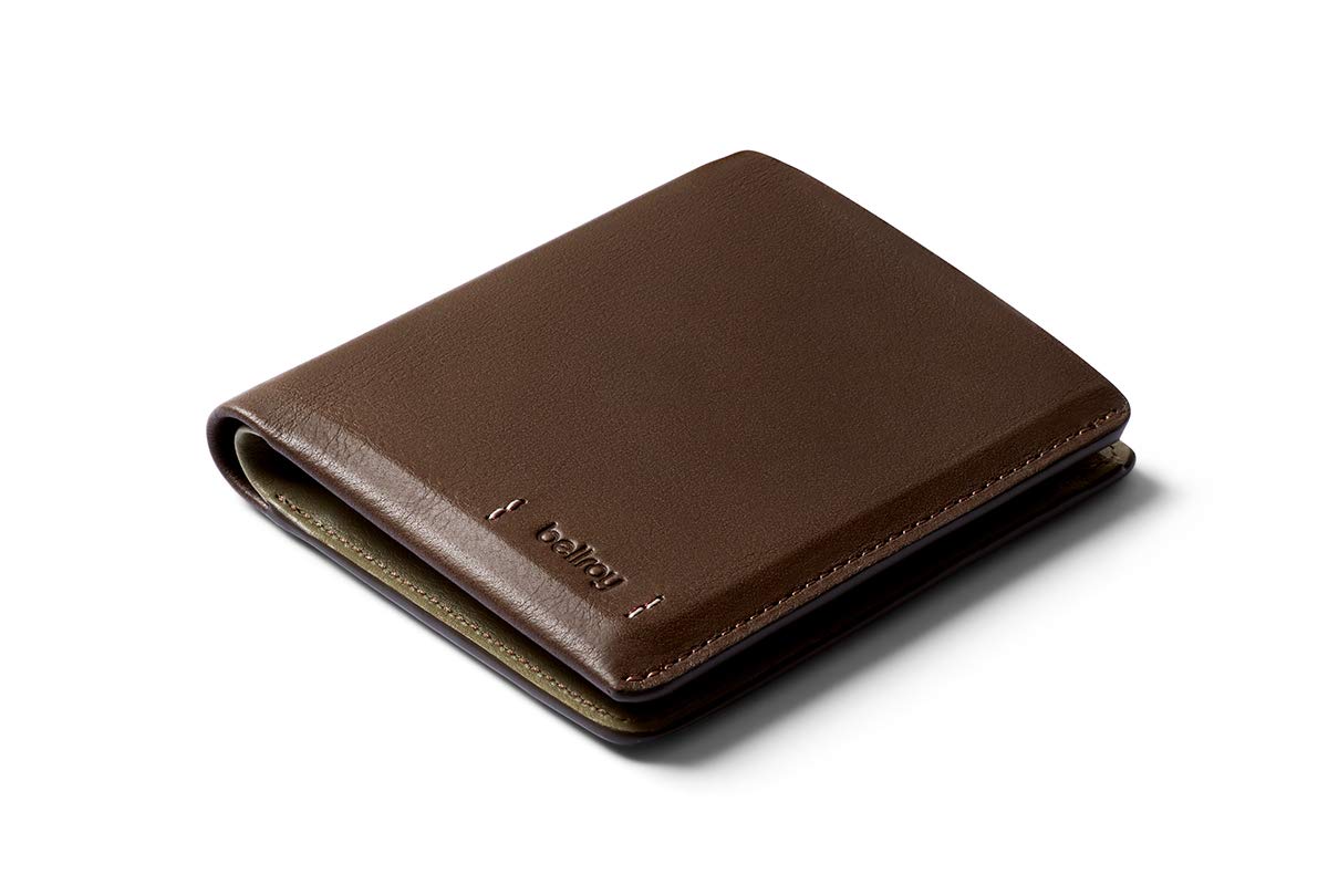 Bellroy Note Sleeve - Premium Edition (Slim Leather Wallet, Billfold) - Darkwood