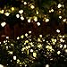 Icicle Solar Christmas String Lights, 73 Ft 200 LED Waterproof Fairy Decorative Lighting for Indoor/Outdoor Patio, Lawn, Garden, Party, Wedding, Holiday Decorations, and Christmas (Warm White)