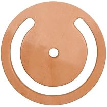 SEWACC 6-Pack Manual Water Pump Leather Seal Cups – Rubber Replacement For Hand Operated Pitcher Pumps, 3.14" Diameter