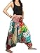 Tribe Azure 100% Cotton Harem Pants Colorful Summer Hippie Yoga Boho Casual Fashion Women