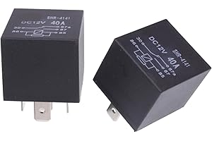 IEQFUE 2PCS 12V 40A Relay 1628414B-PT Compatible with Tyco VF4-15F11-C05 VF415F11C05