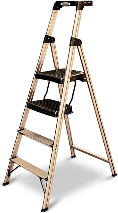 Amazon Hll 梯子 防水ラダーテレスコピックラダー 装飾的な梯子の屋根裏部屋の家庭用梯子4段階の折りたたみラダー58 9 163cmのトリミングの葉 58 9 163cm Diy 工具 ガーデン