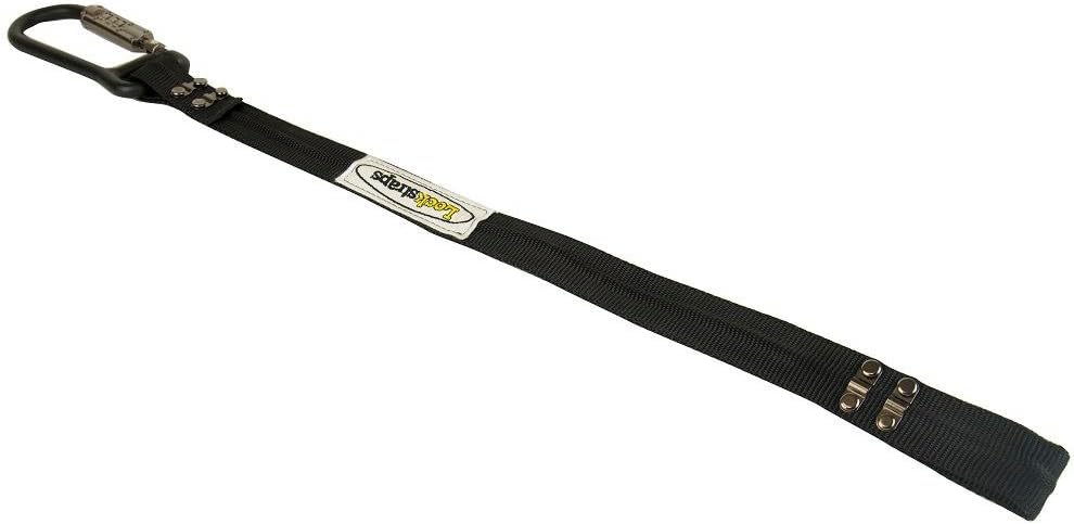 KEEPER 46901 LOCKSTRAP TIE DOWN STRAP, BLACK, 2'