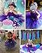 Tutu Dreams Baby Girl Mermaid Dress Up Costume Birthday Christmas Party Photo Props (S, Purple-teal)