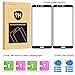 [2 Pack] Huawei Honor 7X/Huawei Mate SE Tempered Glass Screen Protector [Full Coverage][Anti Scratch][Bubble Free] HD Clear Tempered Glass Screen Protector Film for Huawei Mate SE/Honor 7X